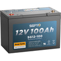 SGFYO 12V 100Ah Deep Cycle AGM Battery,Group Size 27 Maintenance Free for Solar,RV,Golf Cart,Camping,Trolling Motor and More